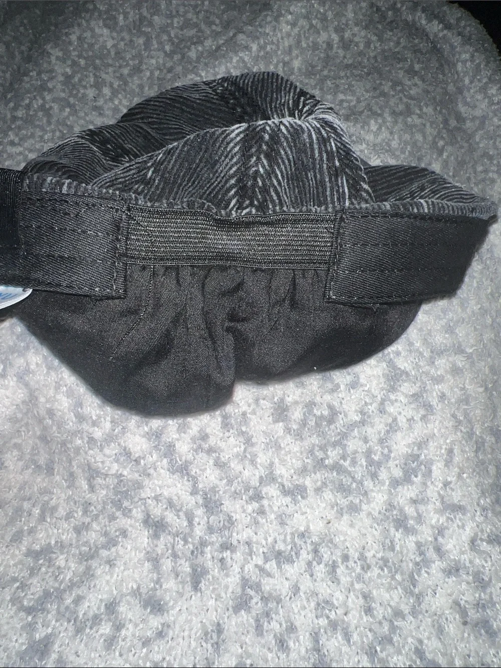 Vintage Corduroy Newsboy Cap Black